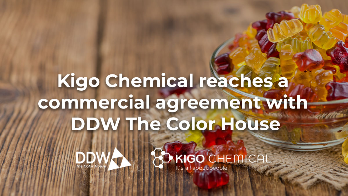 kigo chemical reaches a commercial agreement with ddw the color house