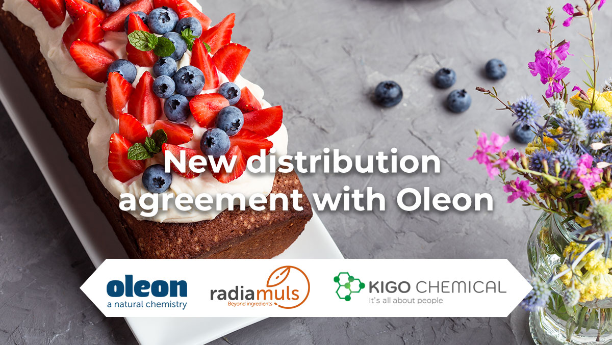 new distribution agreement with oleon